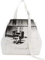Calvin Klein 205W39NYC White Oversized Electric Chair Tote