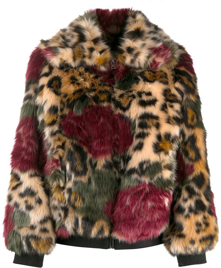zadig and voltaire leopard jacket