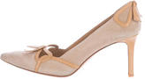 Thumbnail for your product : Valentino Suede Bow Pumps