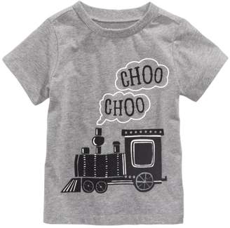 First Impressions Choo Choo-Print Cotton T-Shirt, Baby Boys, Created for Macy's