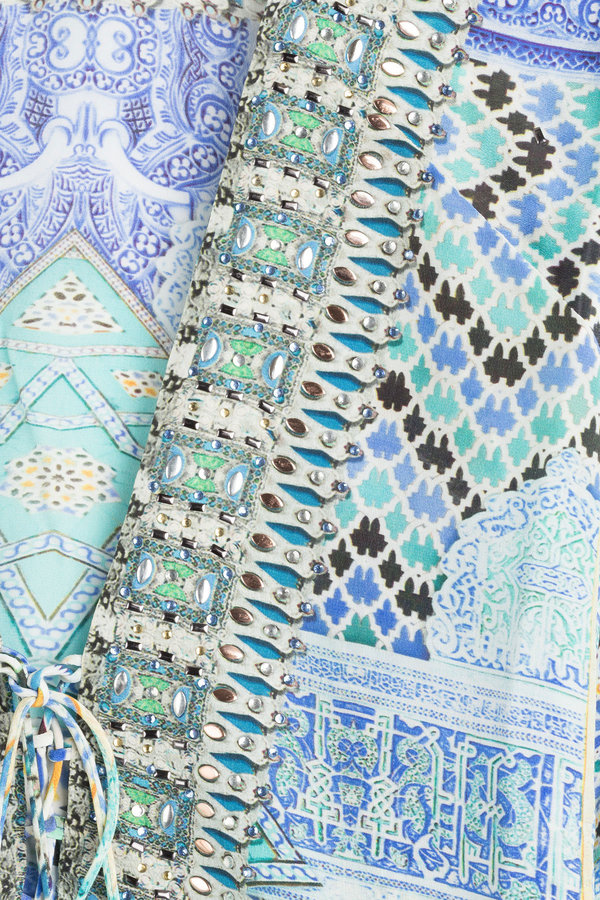 Camilla Embellished Silk Blouse - ShopStyle Long Sleeve Tops