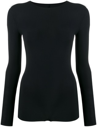 Maison Margiela Long-Sleeved Jersey Bodysuit