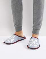 Thumbnail for your product : Benetton Christmas Snowflake Slippers