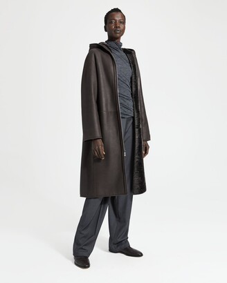 theory gray coat