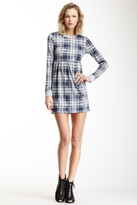 Thumbnail for your product : Eight Sixty Long Sleeve Plaid Dress