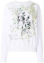 Alexander McQueen floral print sweatshirt