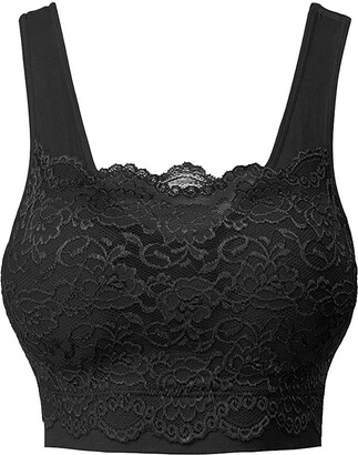 Women Sports Bra Seamless Comfortable Soft Breathable Ladies Lace Bras(red