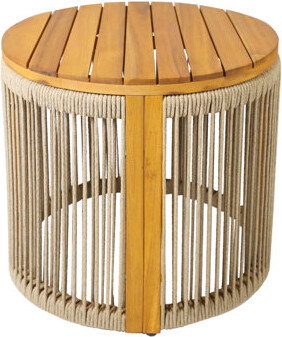 Bayou Breeze Round Acacia Outdoor Coffee Table