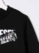 Thumbnail for your product : Diesel Kids logo hoodie