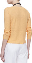 Thumbnail for your product : Eileen Fisher Organic Linen Ribbed Box Top
