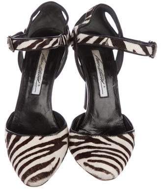 Brian Atwood Ponyhair Round-Toe Pumps