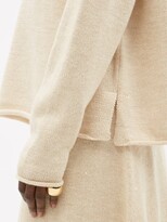 Thumbnail for your product : LAUREN MANOOGIAN Dropped-shoulder Merino Wool-blend Sweater - Ivory