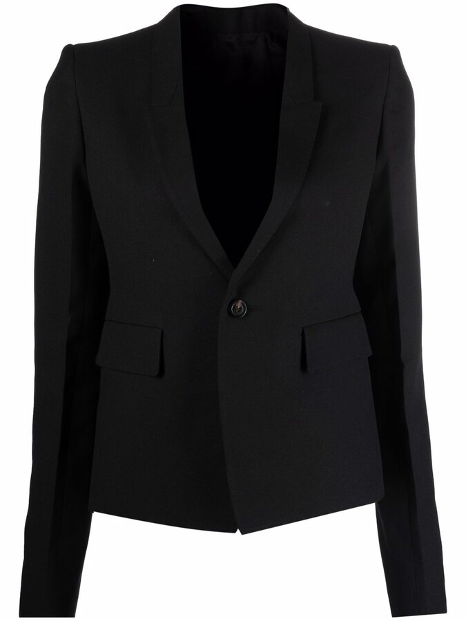 crop tuxedo jacket