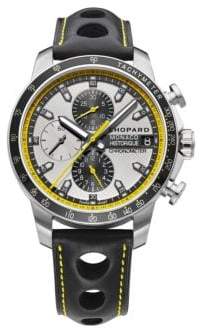 Chopard Grand Prix de Monaco Historique Chrono Titanium, Stainless Steel & Leather Strap Watch