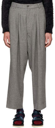 Bless Grey Cashmere Ultrawidepleated II Trousers