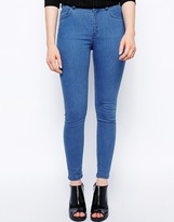 Thumbnail for your product : Just Female Pag Blue Skinny Jeans