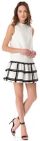 Thumbnail for your product : Tibi Drop Waist Checker Dress