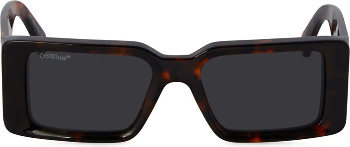 Off-White Sunglasses Milano tortoiseshell-effect tinted sunglasses