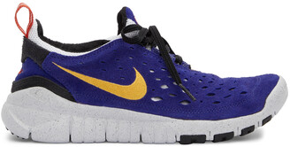 Nike Blue & White Free Run Trail Sneakers