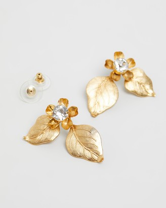 Nikki Witt - Women's Gold Earrings - Rita Earrings - Size One Size at The Iconic