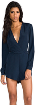 Thumbnail for your product : Finders Keepers Game Plane Long Sleeve Playsuit