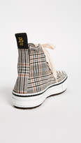 Thumbnail for your product : R 13 Plaid Twill High Top Sneakers