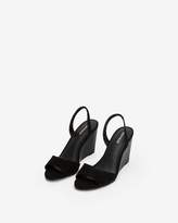 Thumbnail for your product : Express Slingback Wedge Sandals