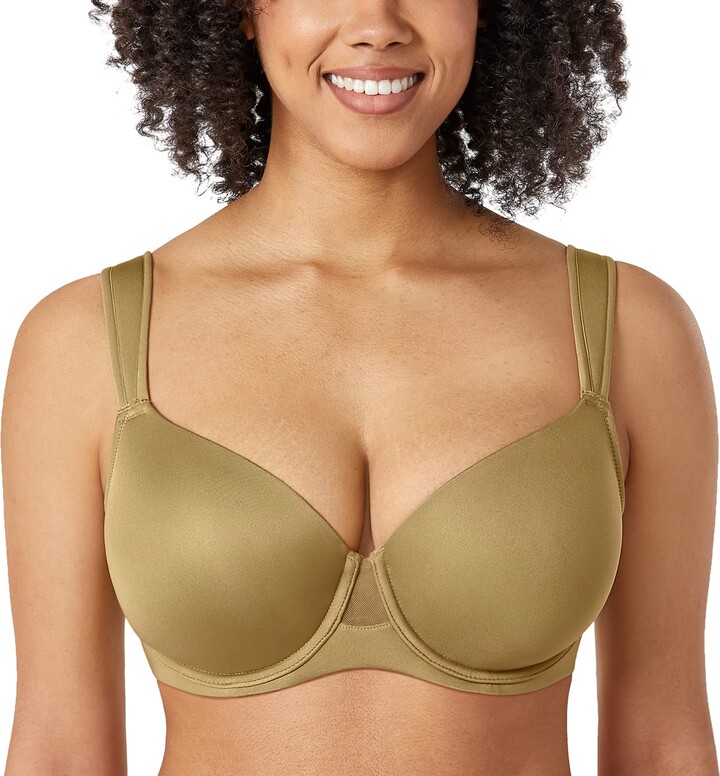 AISILIN Women's Strapless Bra Plus Size Molded Cup Full