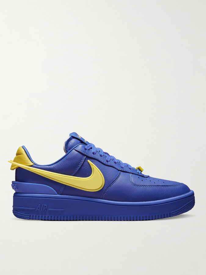 Nike + AMBUSH Air Force 1 Rubber-Trimmed Leather Sneakers - ShopStyle