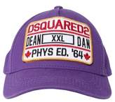 Thumbnail for your product : DSQUARED2 Phys Ed. Patch Cotton Gabardine Hat