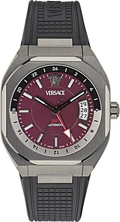 Men's V-Contempo GMT Automatic Black Strap Watch