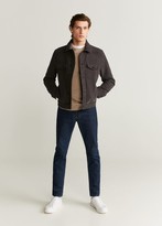 mango suede jacket mens