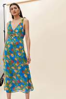 Thumbnail for your product : Topshop Womens Citrus Midi Sundress - Blue
