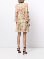 Thumbnail for your product : Needle & Thread Harlequin Rose ruffle mini dress