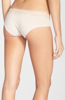 Thumbnail for your product : DKNY 'Downtown' Lace Trim Cotton Hipster Briefs
