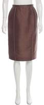 Thumbnail for your product : Carolina Herrera Knee-Length Pencil Skirt