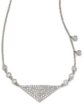 Thumbnail for your product : Meira T Diamond & 14K White Gold Six-Bezel Triangle Necklace