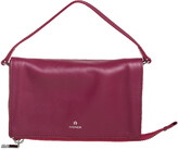 Thumbnail for your product : Aigner Fuchsia Leather Fold Over Clutch Bag