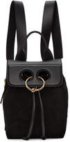 Thumbnail for your product : J.W.Anderson Black Mini Suede Pierce Backpack