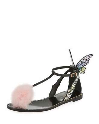 Sophia Webster Talulah Butterfly Wing Flat Sandal