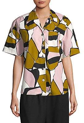 Marc Jacobs Women's Printed Short-Sleeve Shirt