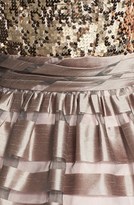 Thumbnail for your product : Hailey Logan Sequin Bodice One-Shoulder Party Dress (Juniors)