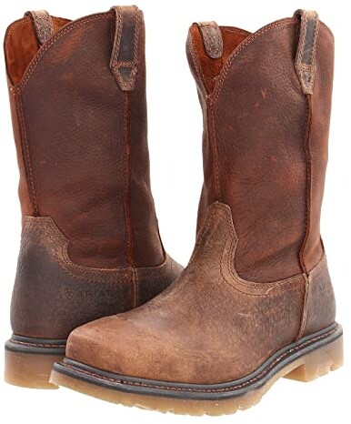 pull on work boots non steel toe