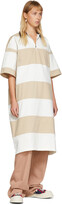 Thumbnail for your product : Sunnei White & Beige Polo Dress