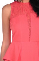 Thumbnail for your product : Sugar Lips Peplum Lace Dress