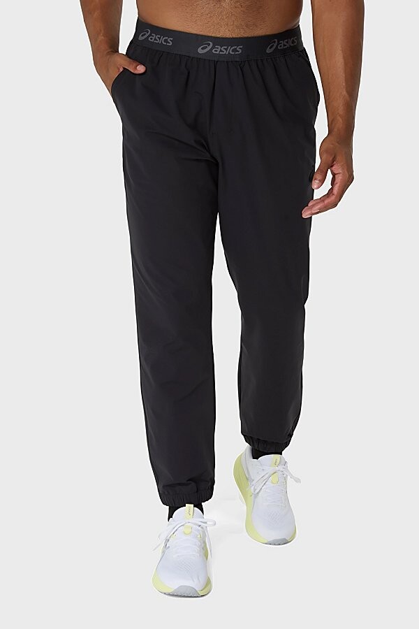 Asics Double Weave Training Pant in Performance Black