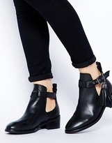 Thumbnail for your product : KG by Kurt Geiger KG Kurt Geiger Steep Black Cut Out Ankle Boots