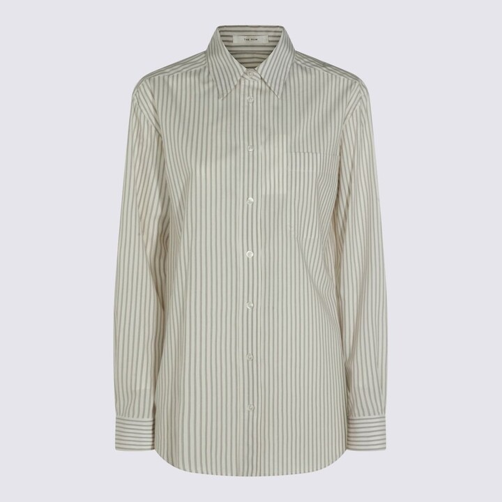 The Row Striped Button-Up Shirt