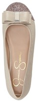Thumbnail for your product : Jessica Simpson Girl's 'Portia' Bow Flat