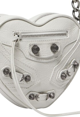 Balenciaga Le Cagole Heart mini bag with long strap